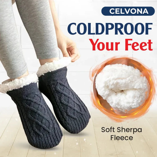 Evelno - Non-Slip Thermal Socks with Fleece Lining