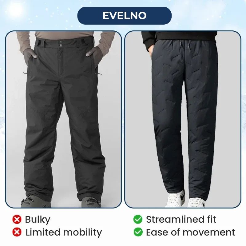 Evelno - Unisex Waterproof Fleece-Lined Pants